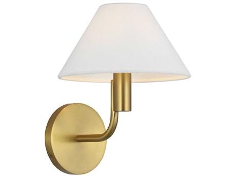 Transitional wall lamp photographed on a clean white studio background.