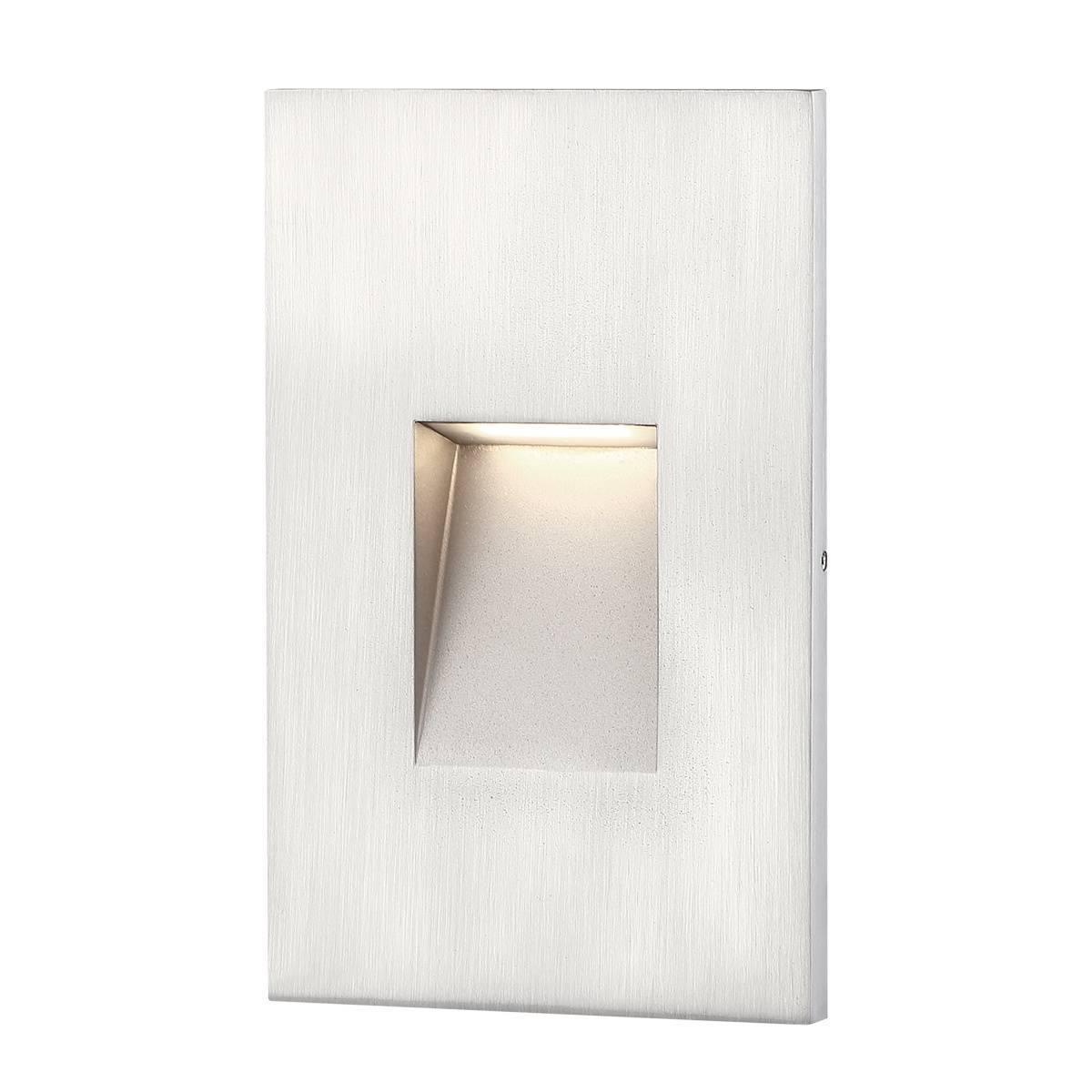 Recessed step light shown in a clean 45° product perspective.