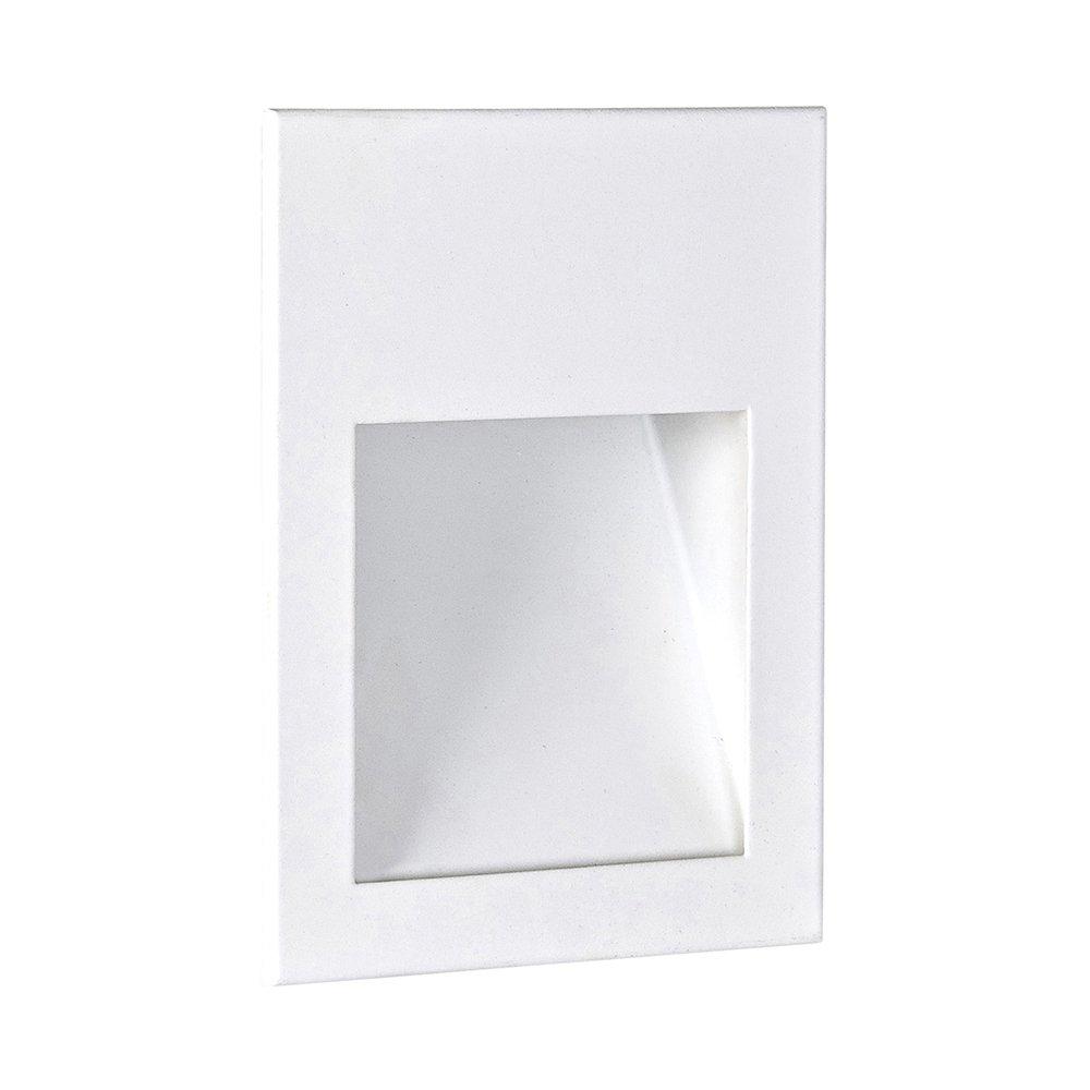 Front view of a recessed step light.