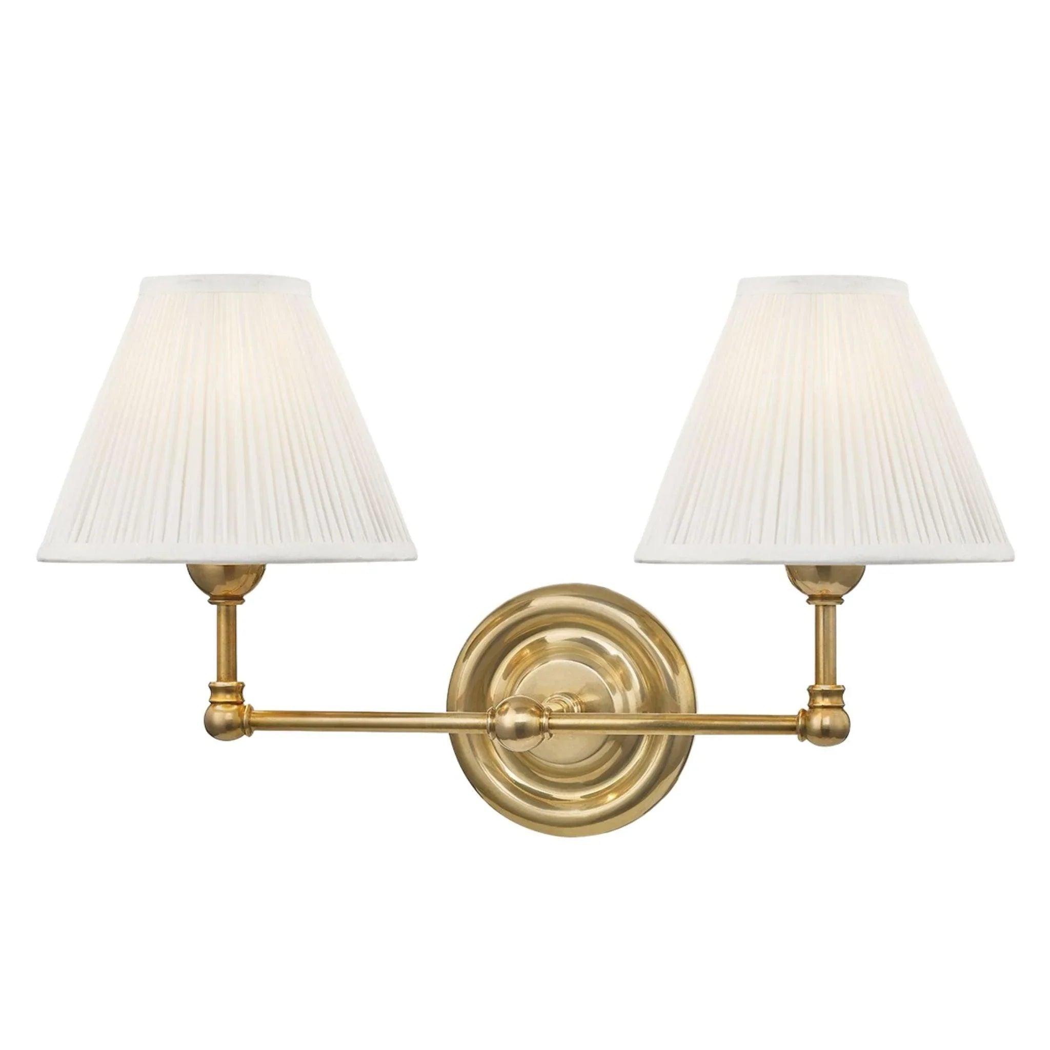 Candle-style wall lamp photographed on a clean white studio background.
