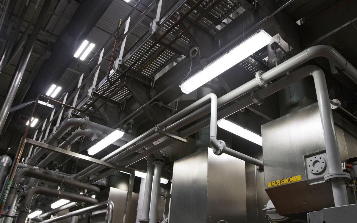 Chemical resistant fixture family with length and configuration variations.