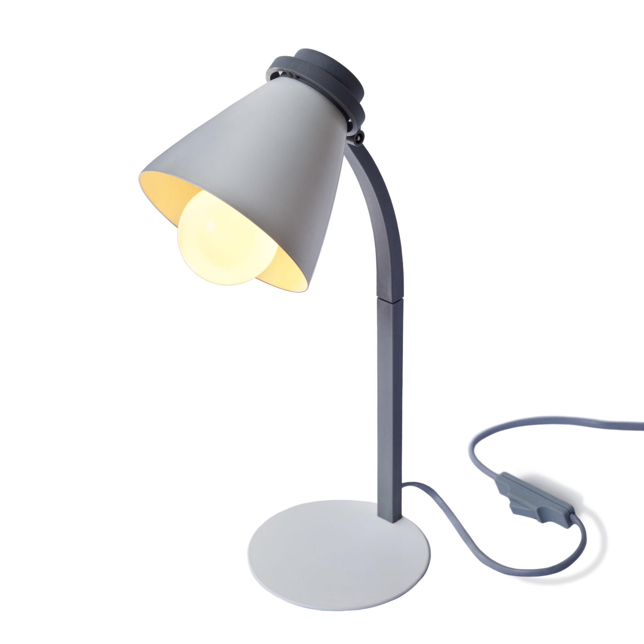 Reading table lamp photographed on a clean white background showcasing its adjustable design and premium finishes.