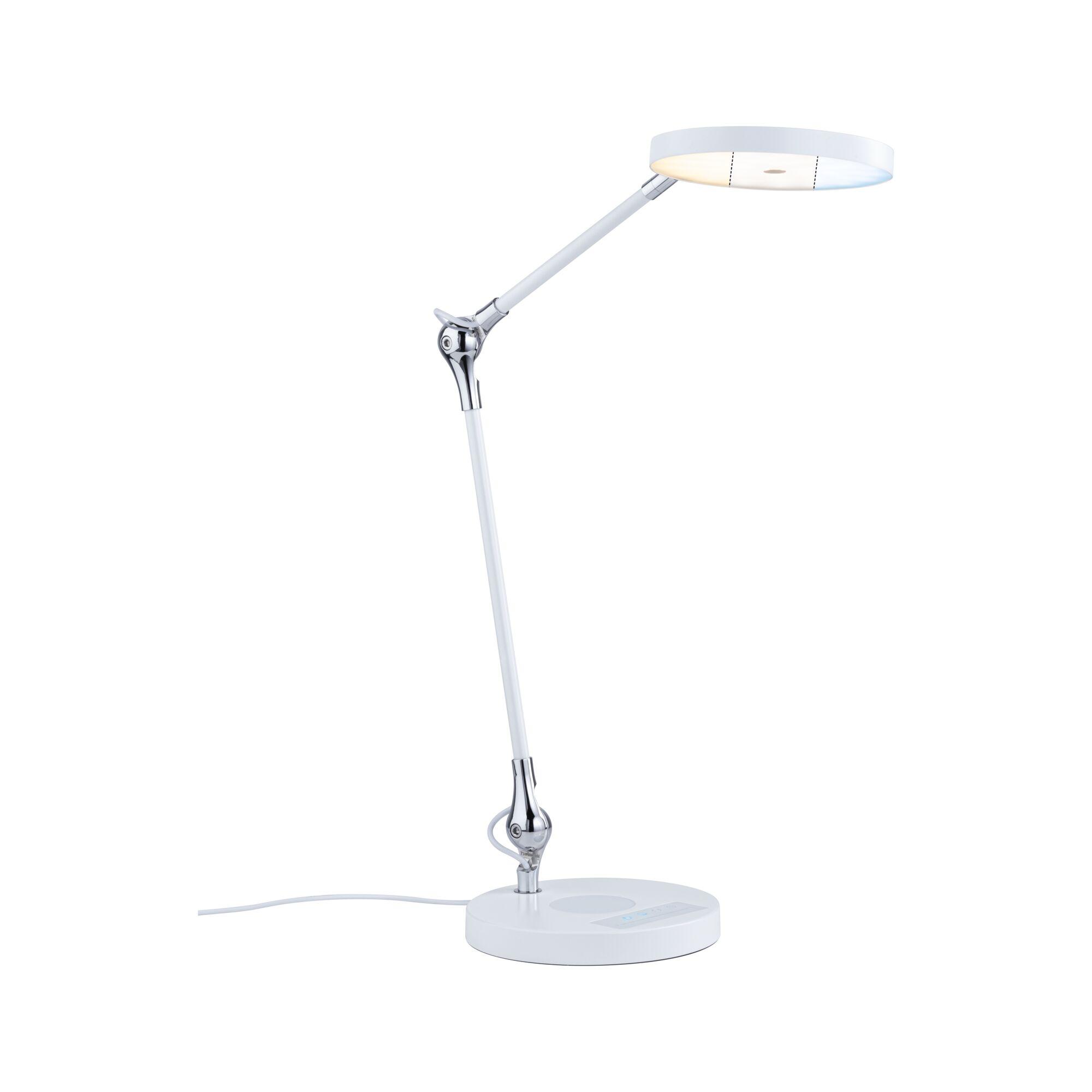 Reading table lamp photographed on a clean white background showcasing its adjustable design and premium finishes.