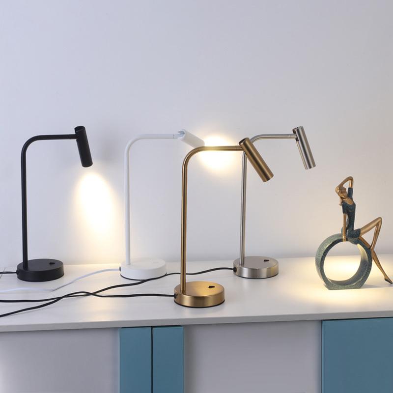Collection of reading table lamps featuring adjustable task lighting for residential and hospitality interiors.