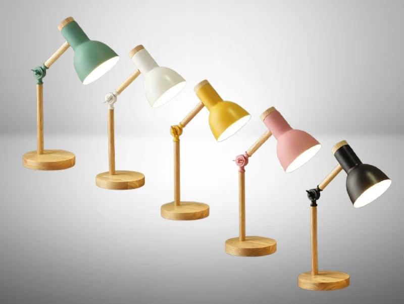 Collection of reading table lamps featuring adjustable task lighting for residential and hospitality interiors.