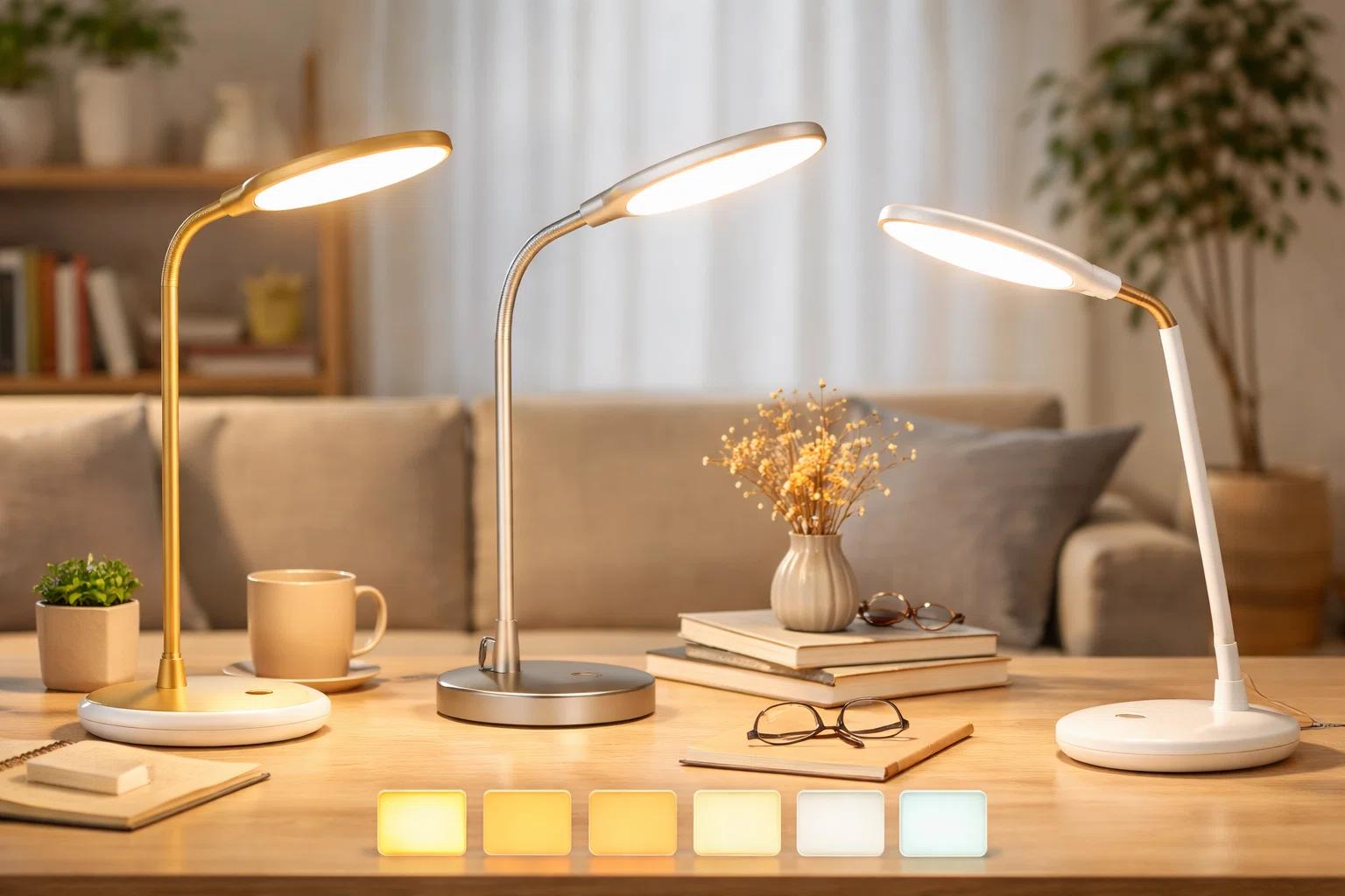 Collection of reading table lamps featuring adjustable task lighting for residential and hospitality interiors.