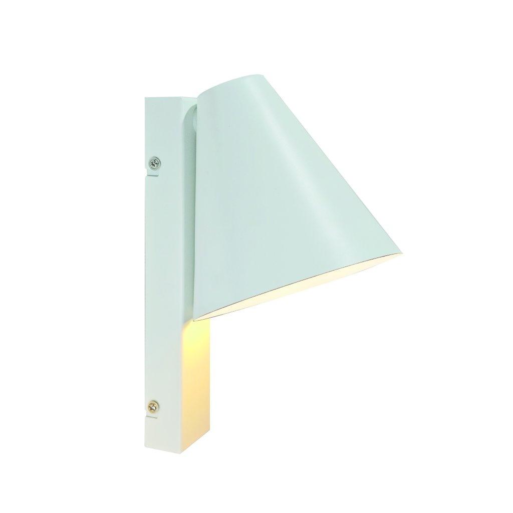 Scandinavian wall lamp photographed on a clean white studio background featuring minimalist Nordic design.