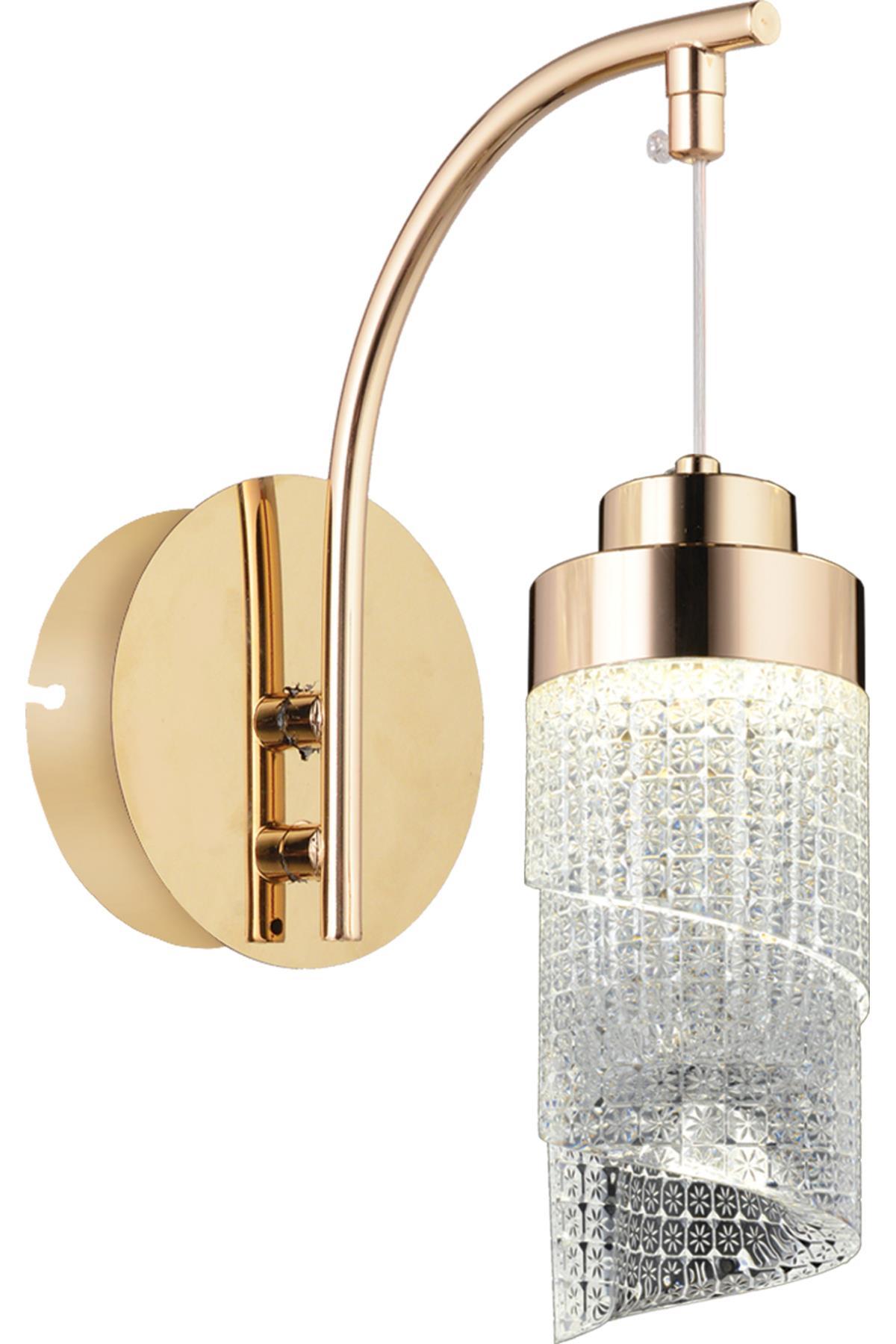 Luxury wall lamp photographed on a clean white studio background featuring premium materials and refined detailing.