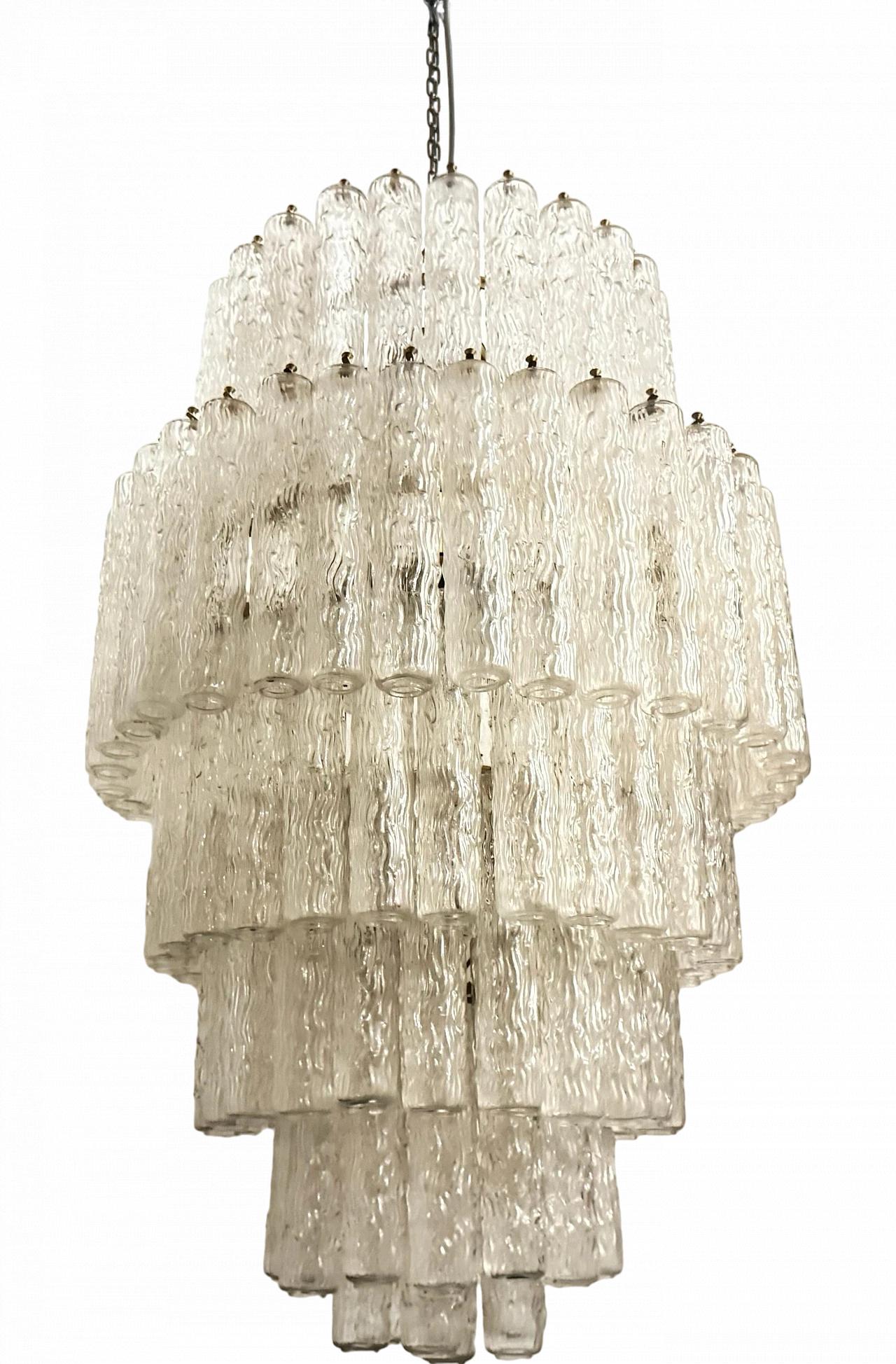 Handcrafted Murano glass chandelier photographed on a clean white studio background.