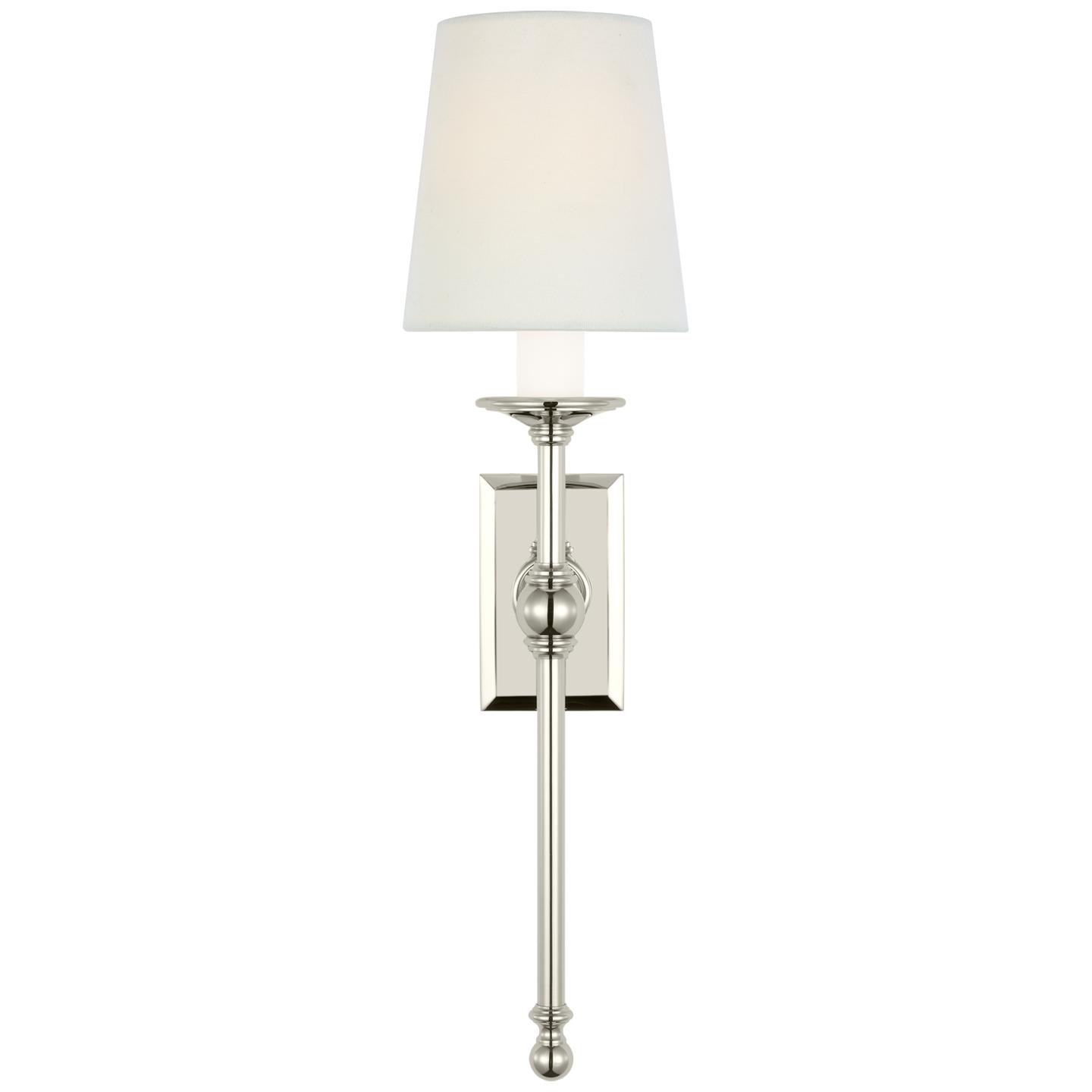 Classic wall lamp photographed on a clean white studio background featuring traditional European detailing.