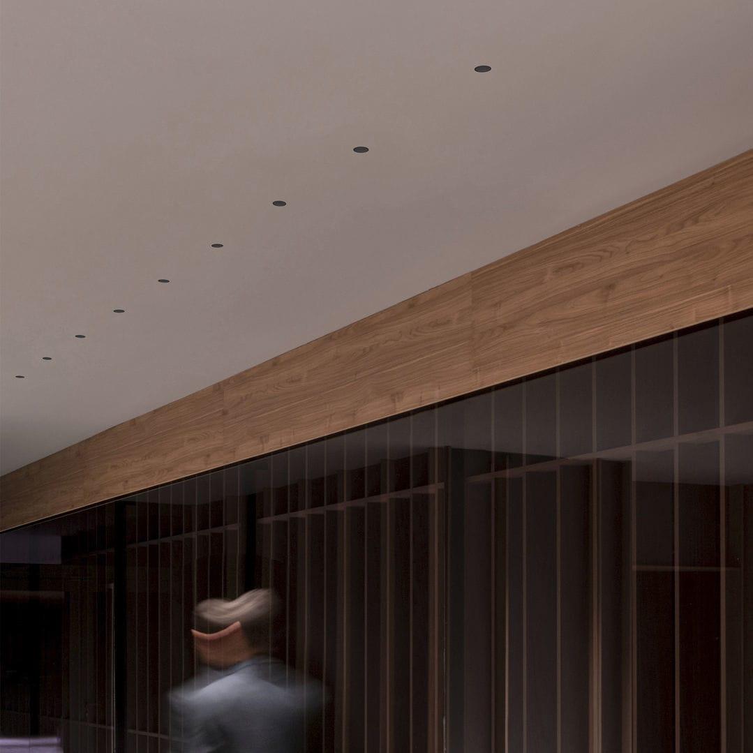 Pin Hole Downlight Installed in Ceiling