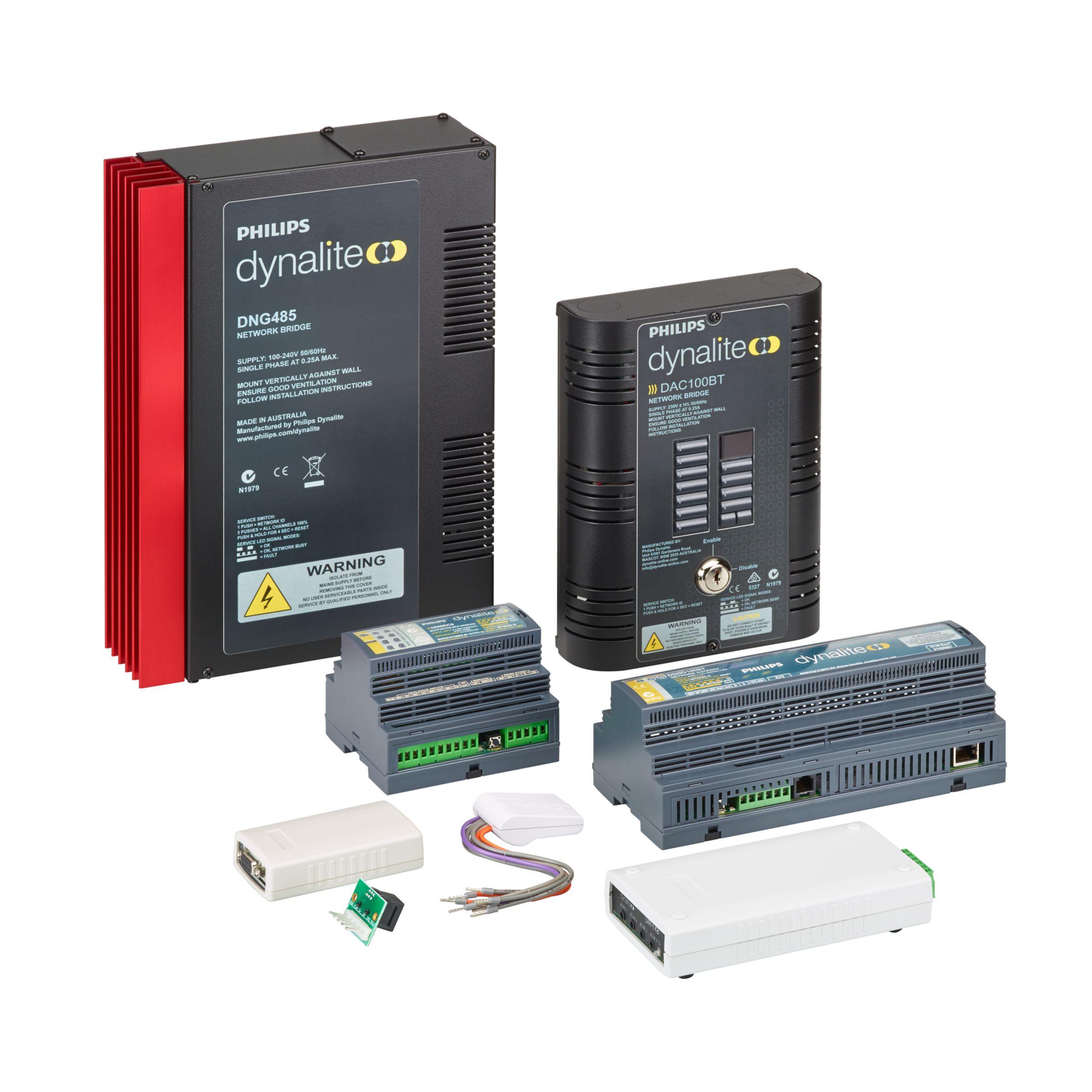 Smart lighting gateway family with gateways, communication modules and interfaces.