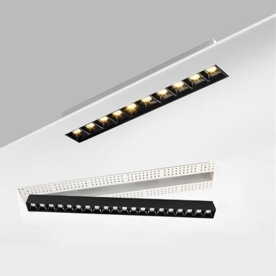 Micro linear light family with finish and length variations.