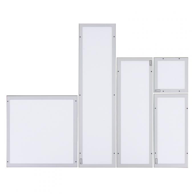 Hospital corridor panel light family with size and configuration variations.