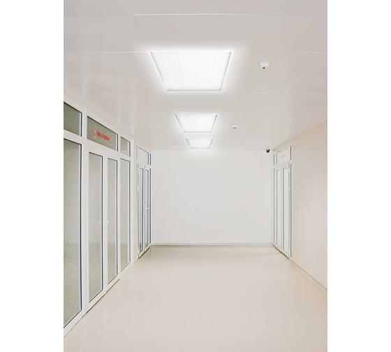Hospital corridor light shown in a clean product perspective.