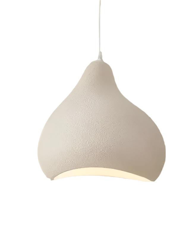 Organic pendant light studio product image on a white background.