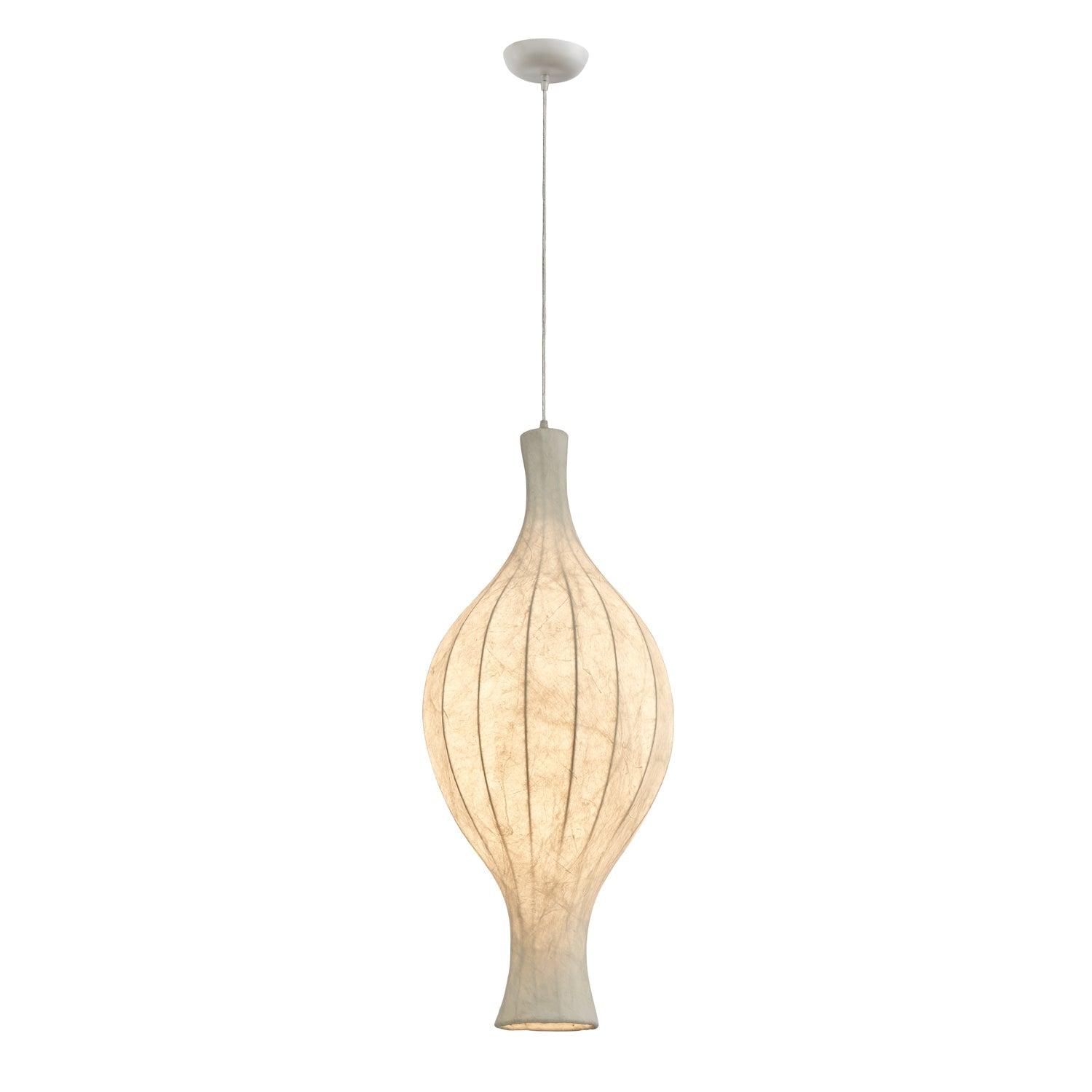 Organic pendant light studio product image on a white background.