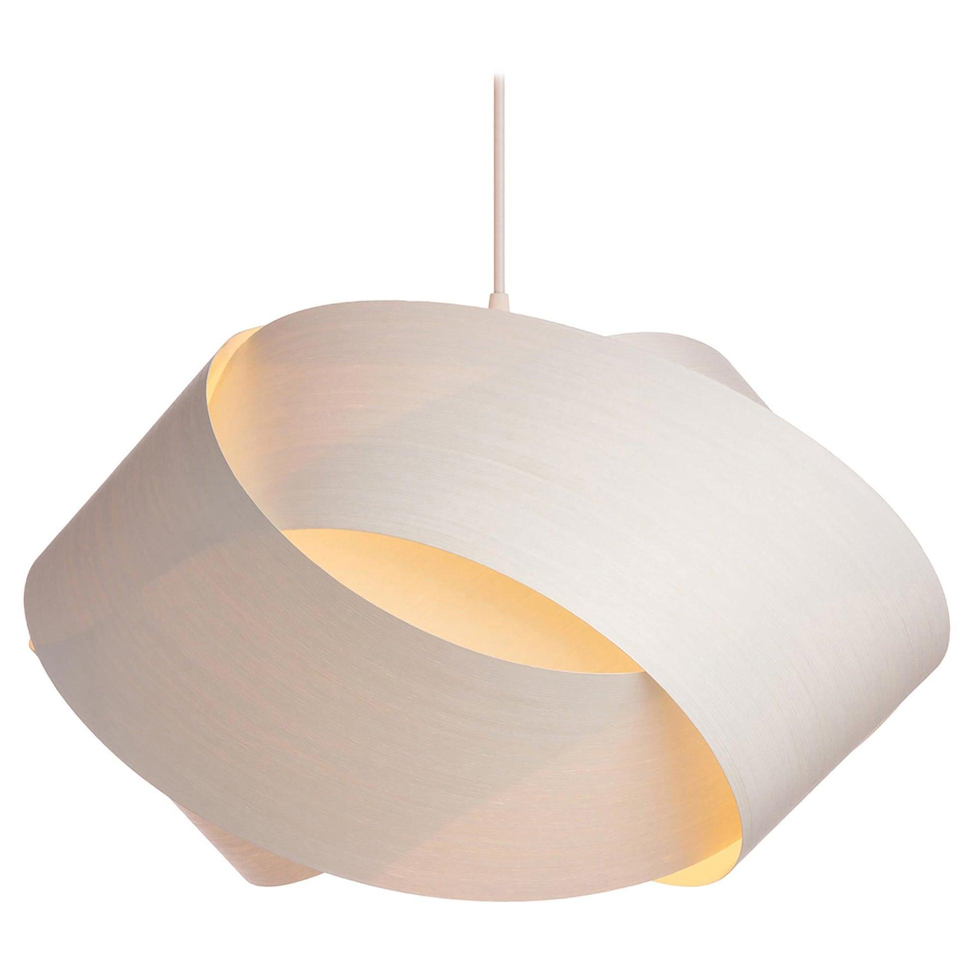 Organic pendant light studio product image on a white background.