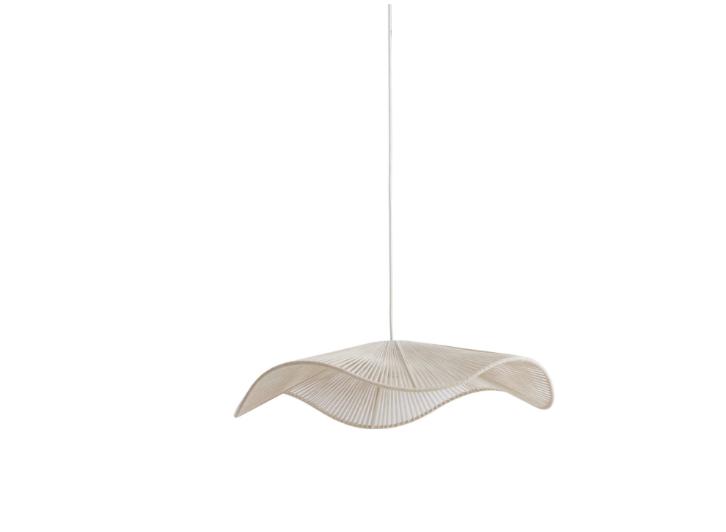 Organic pendant light studio product image on a white background.