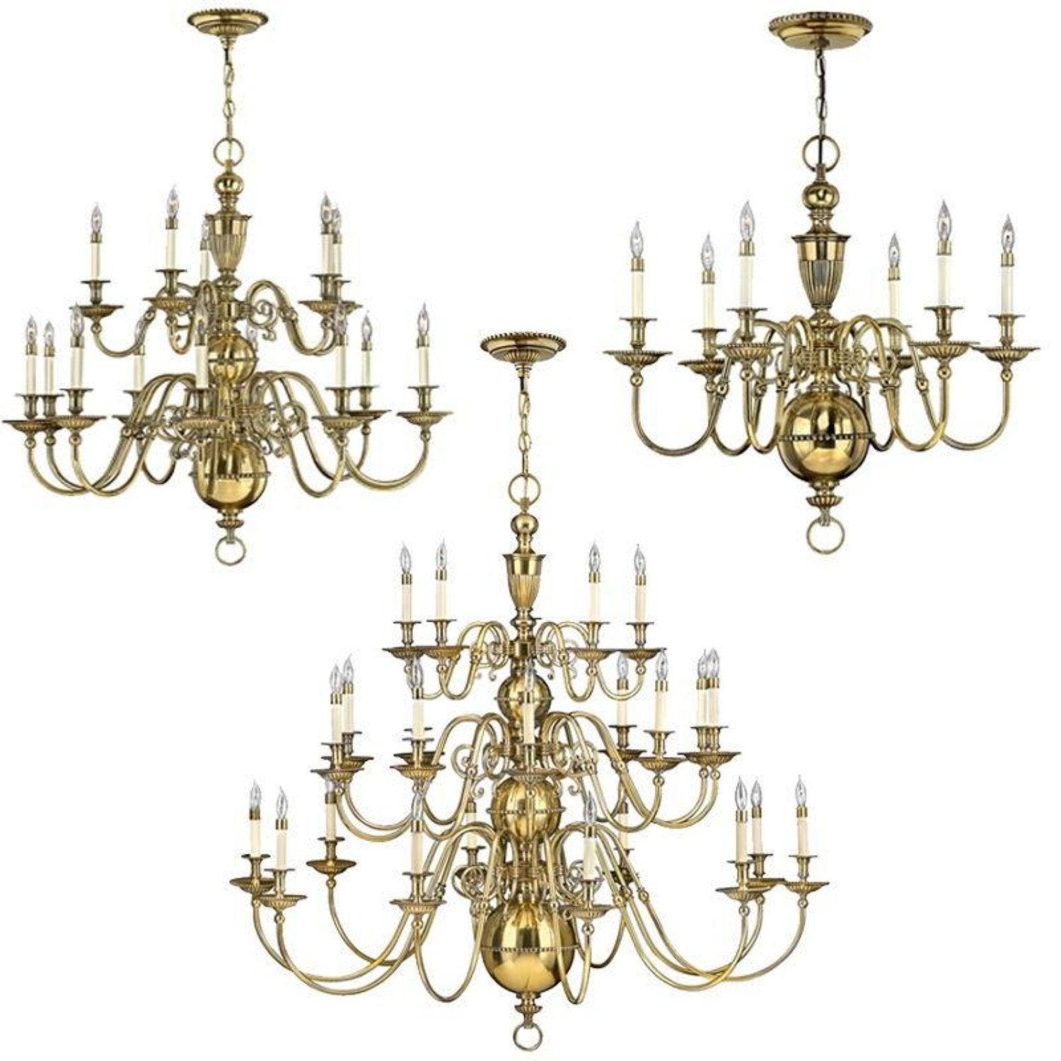 Classic chandelieClassic chandelier installed in a prestigious historic hospitality interior.r family featuring multiple sizes and traditional configurations.