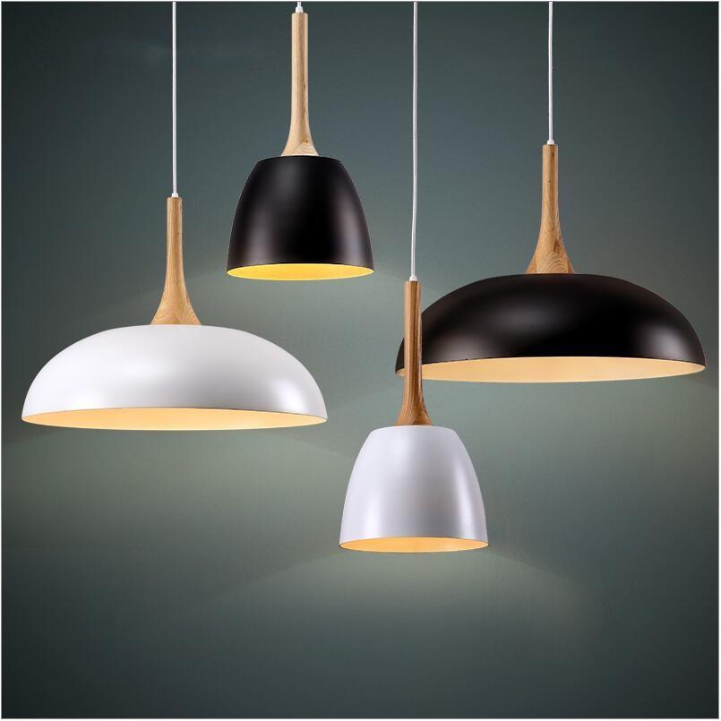 Scandinavian pendant light collection with different sizes, finishes and suspension options.