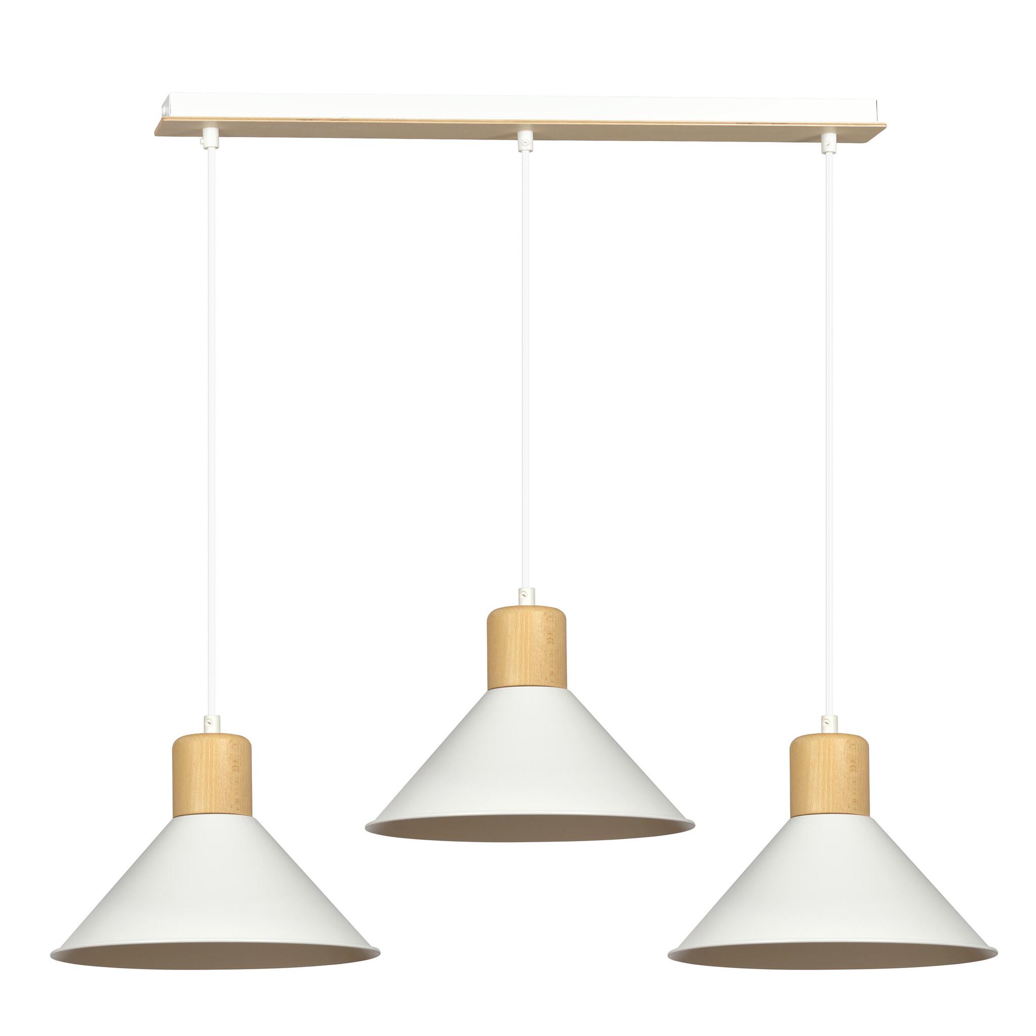 Scandinavian pendant light collection with different sizes, finishes and suspension options.
