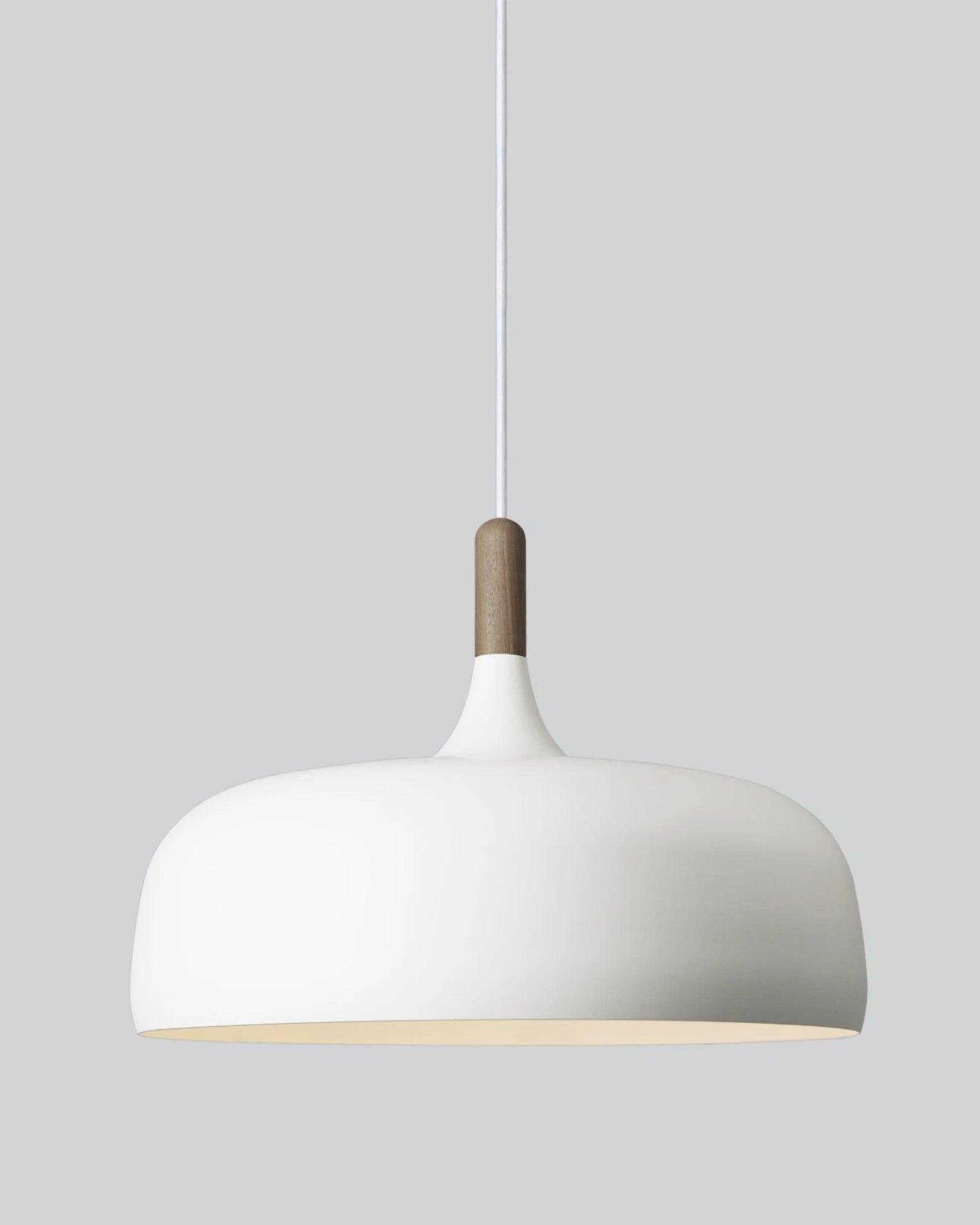 Front view of a Scandinavian pendant light.